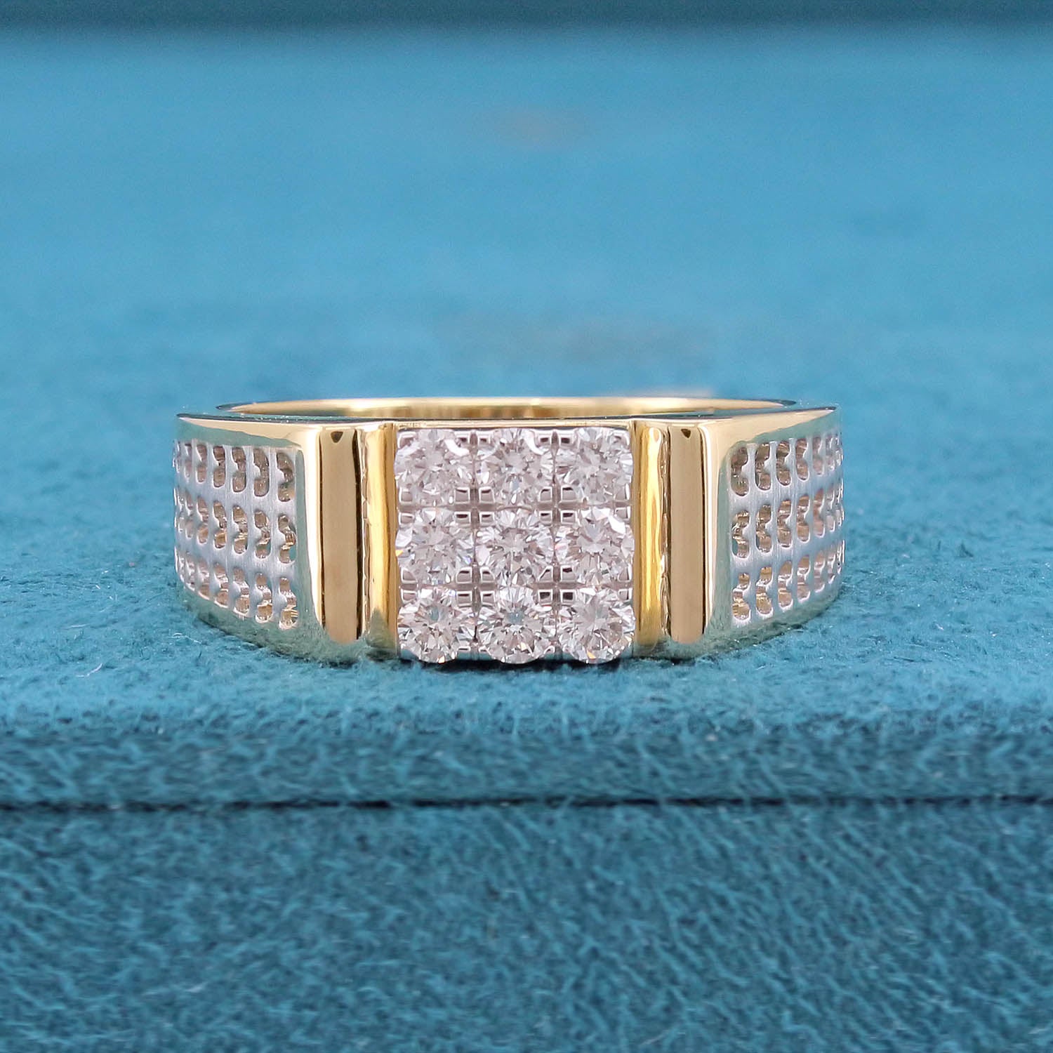 Reyan Box Mens Diamond Ring