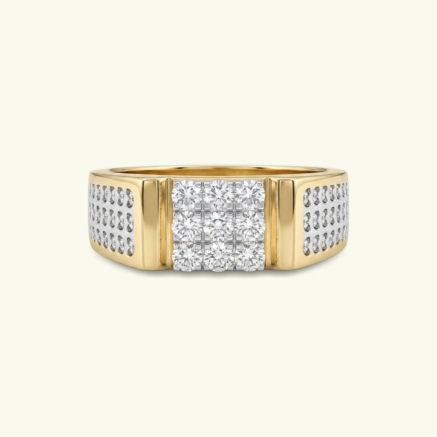 Reyan Box Mens Diamond Ring