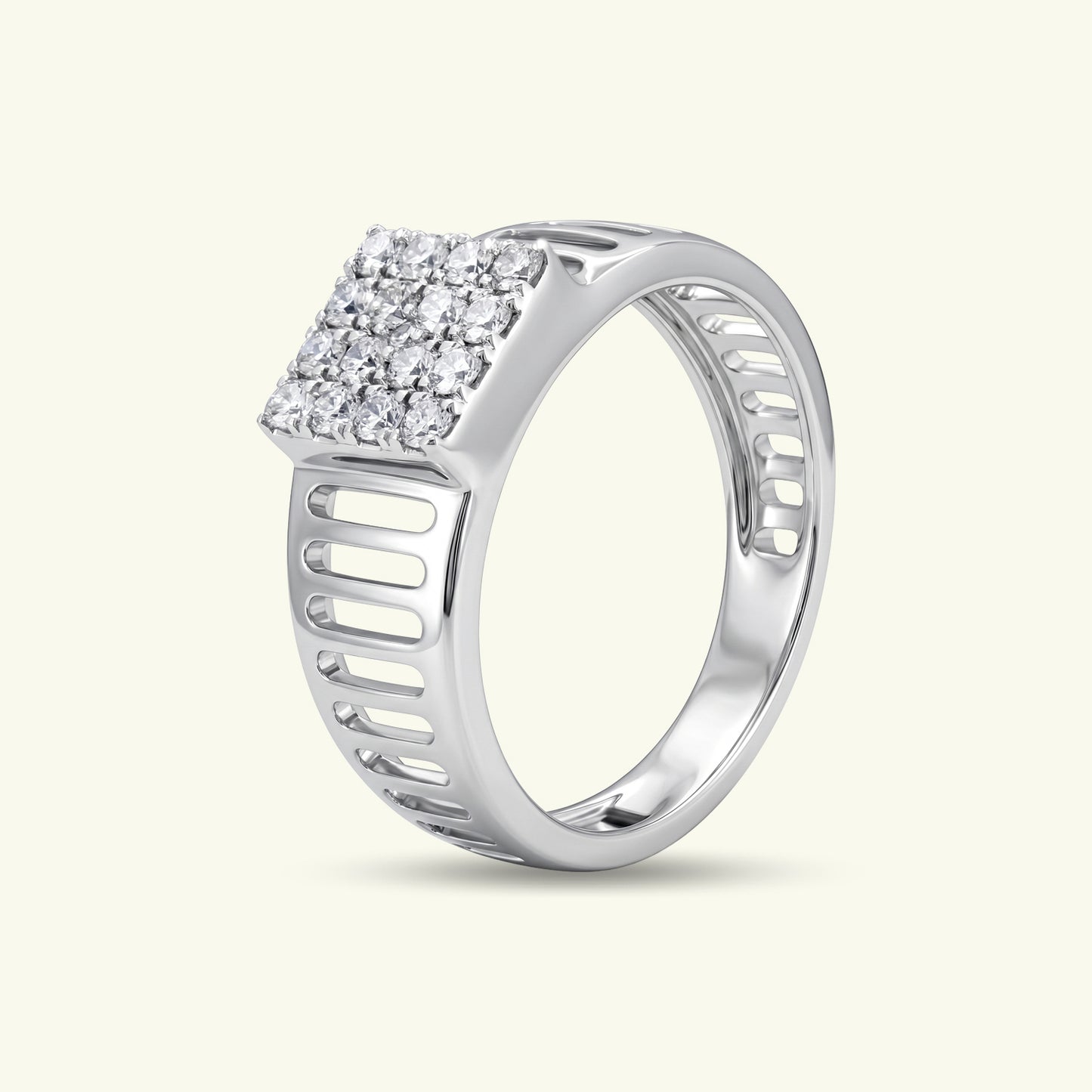 Varek Box Mens Diamond Ring