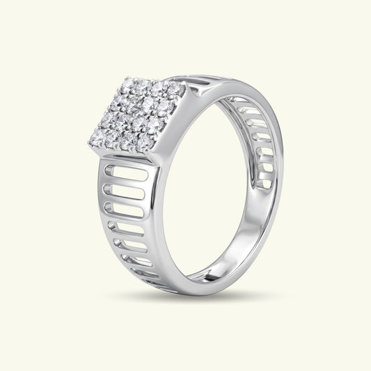 Varek Box Mens Diamond Ring