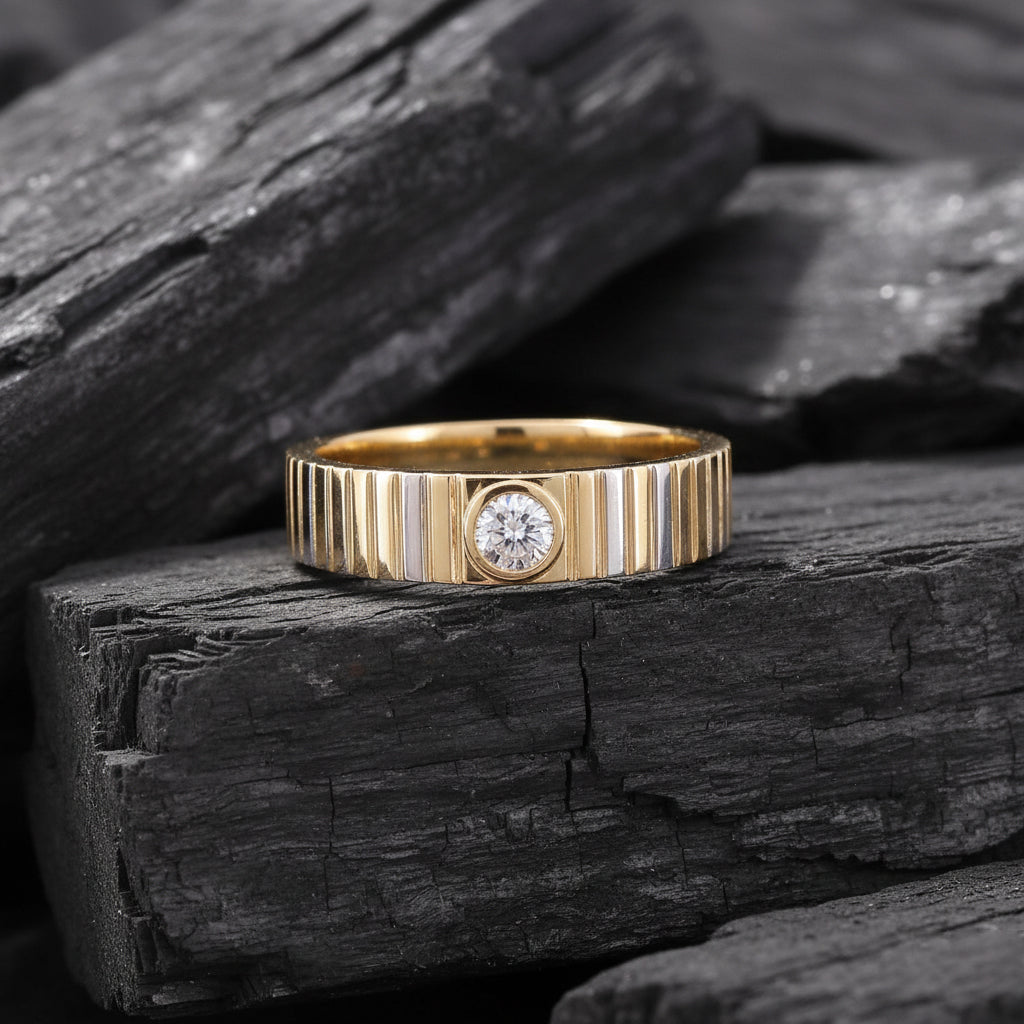 Tavric Band Mens Diamond Ring