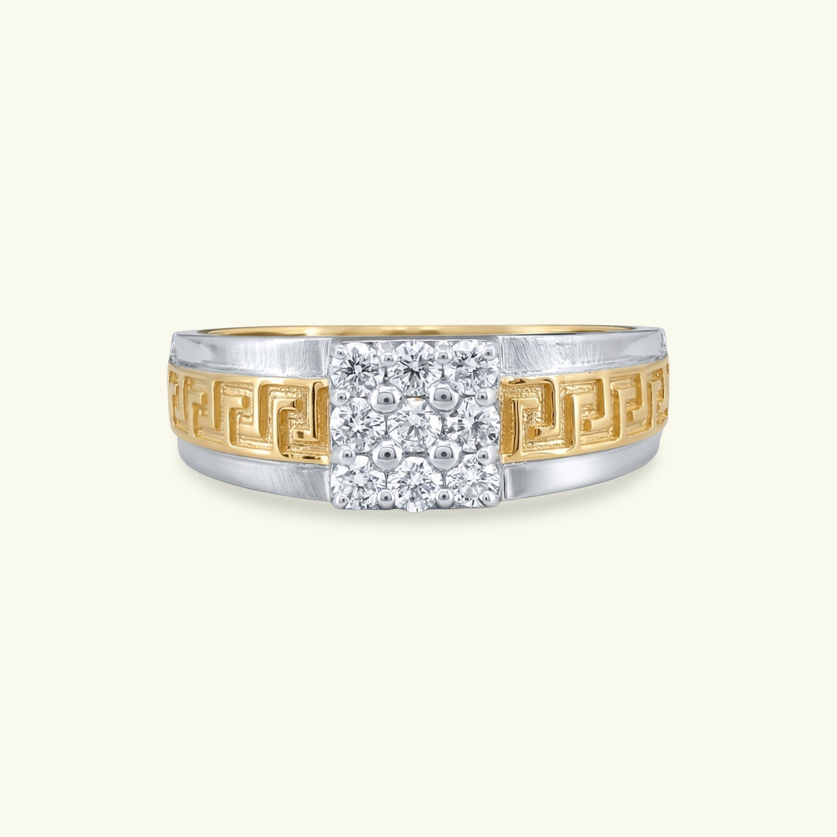 Nivan Box Mens Diamond Ring