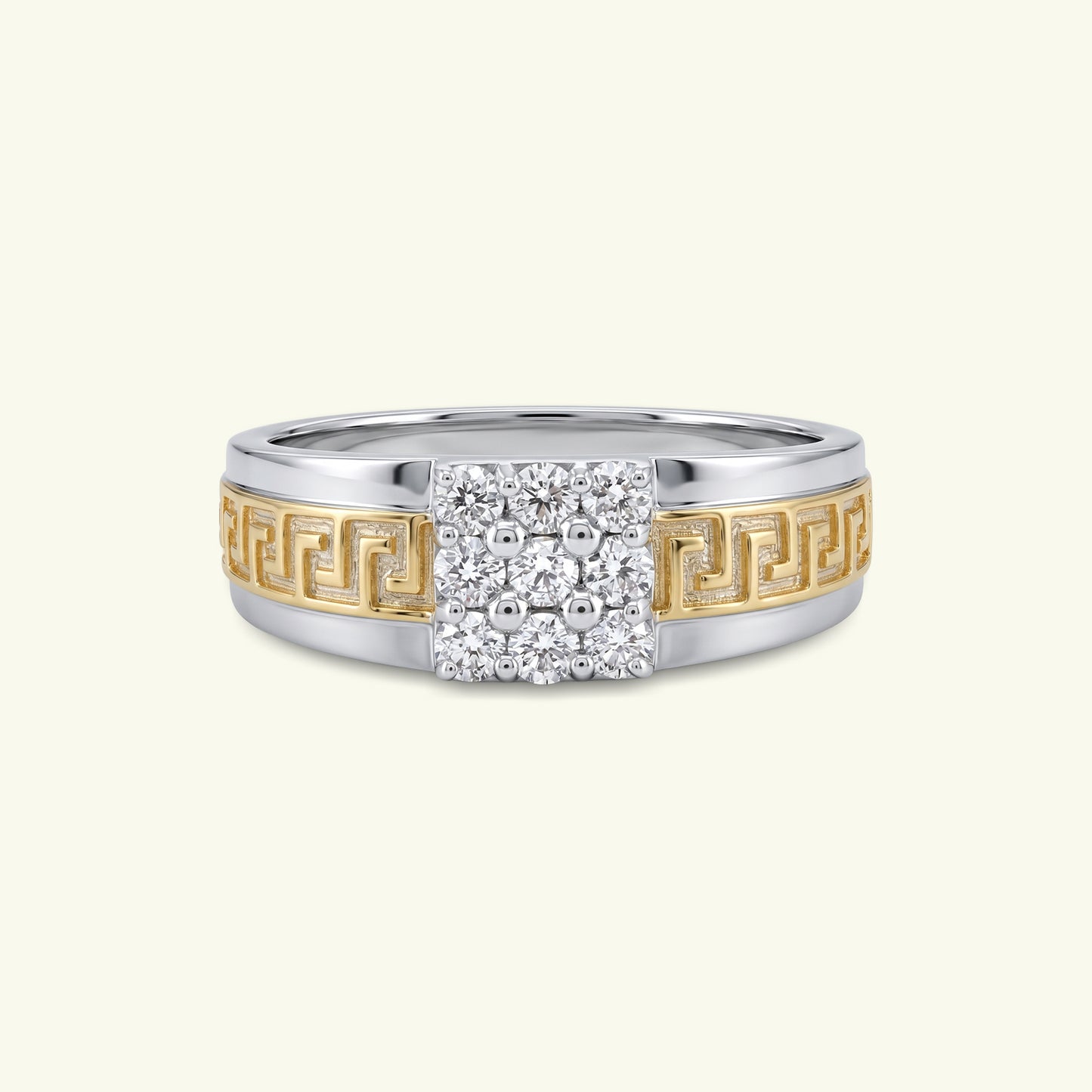 Nivan Box Mens Diamond Ring