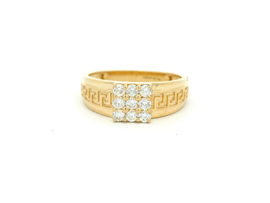 Nivan Box Mens Diamond Ring