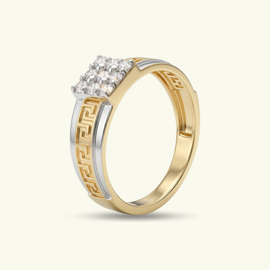 Nivan Box Mens Diamond Ring
