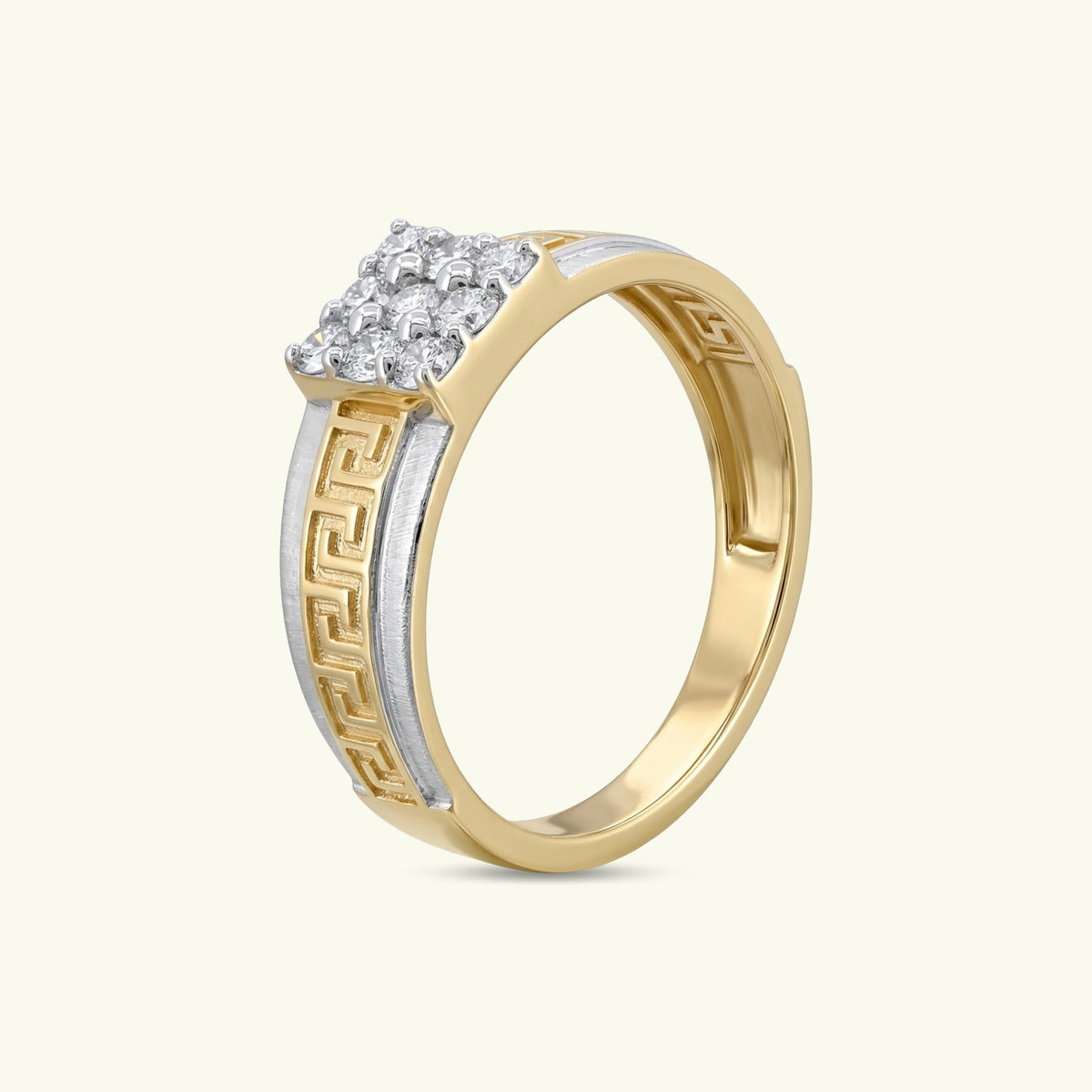Nivan Box Mens Diamond Ring