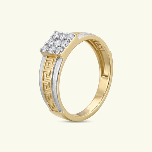 Nivan Box Mens Diamond Ring