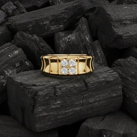 Elandor Box Mens Diamond Ring