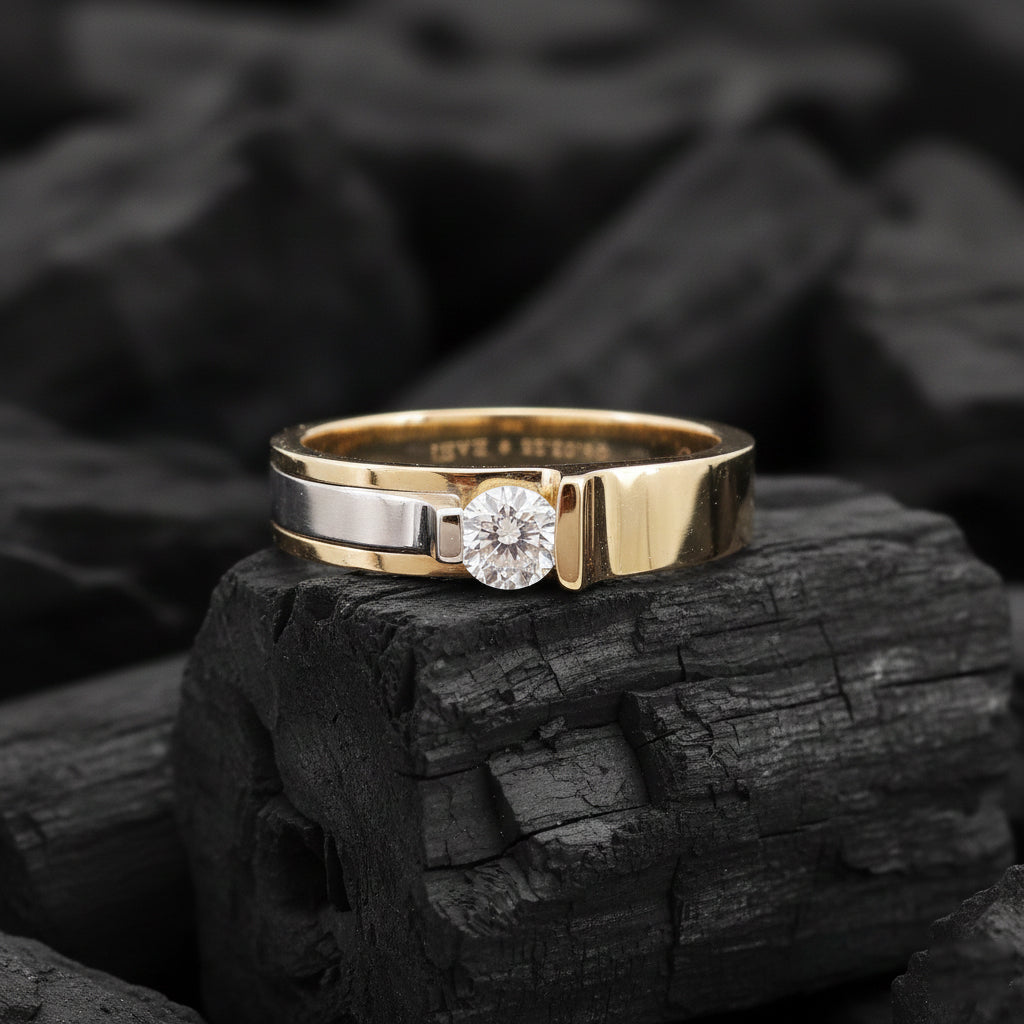 Fenro Band Mens Diamond Ring