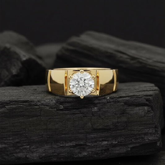 Faelen Solitaire Mens Diamond Ring