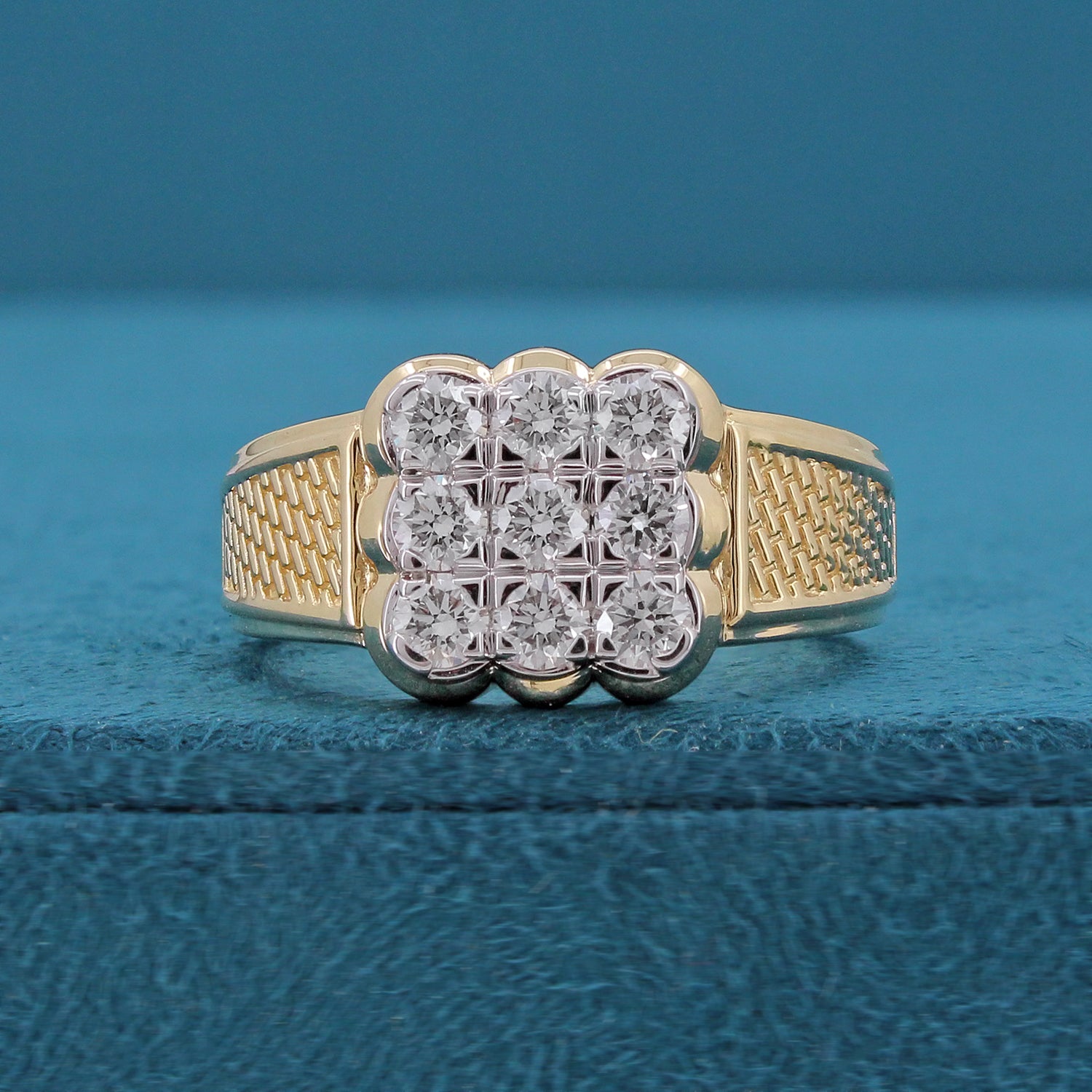 Maeron Box Mens Diamond Ring – Firefly Diamonds