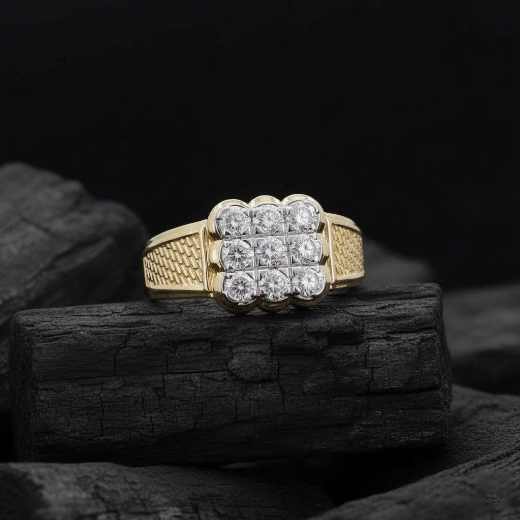 Maeron Box Mens Diamond Ring