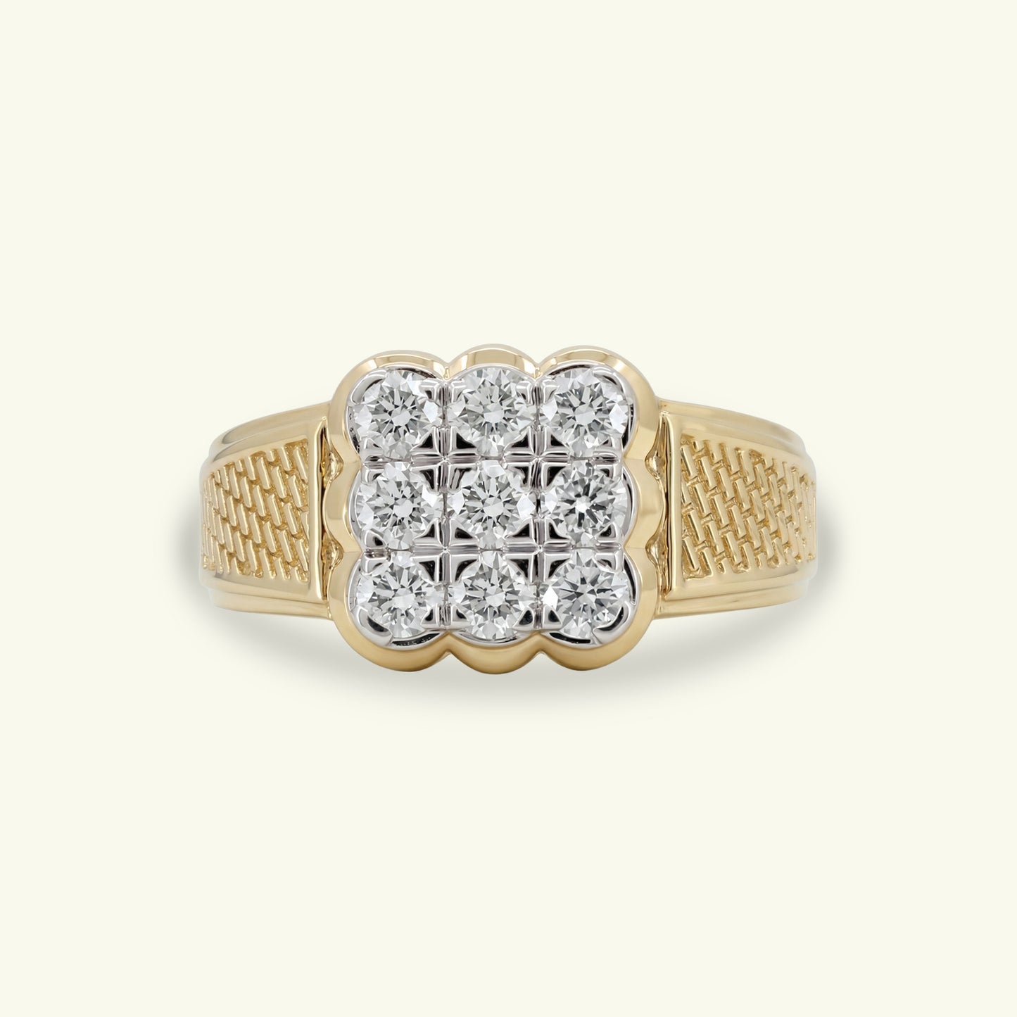 Maeron Box Mens Diamond Ring