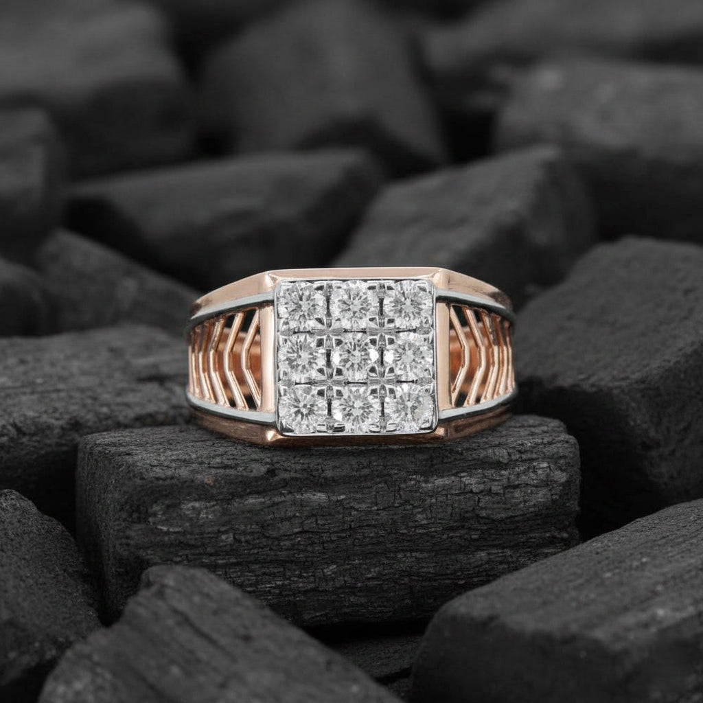 Thorne Box Mens Diamond Ring