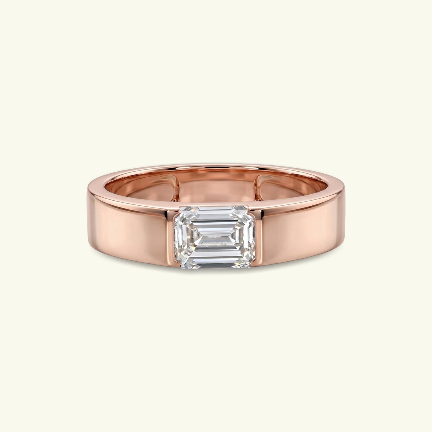 Eryndor Mens Solitaire Diamond Ring