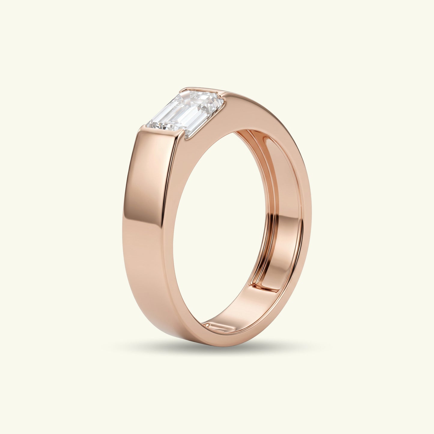 Eryndor Mens Solitaire Diamond Ring