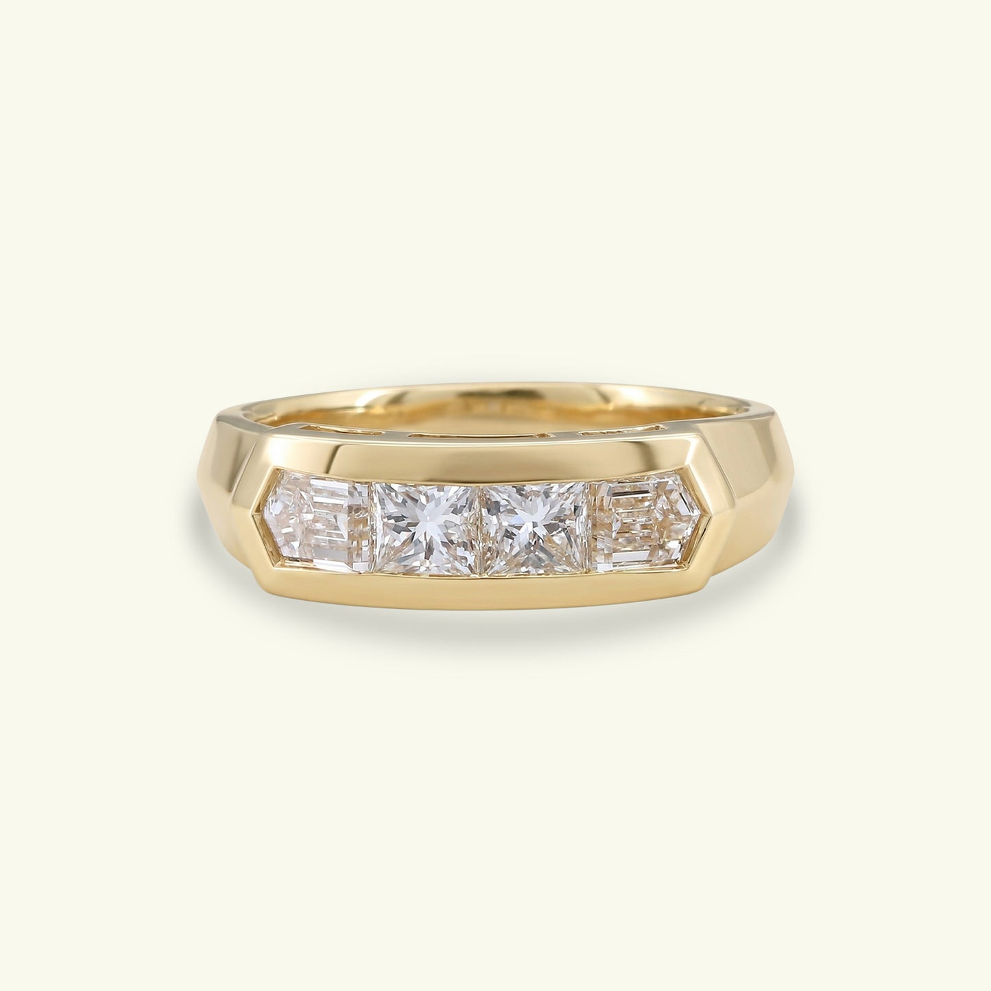Renlor Crest Mens Diamond Ring