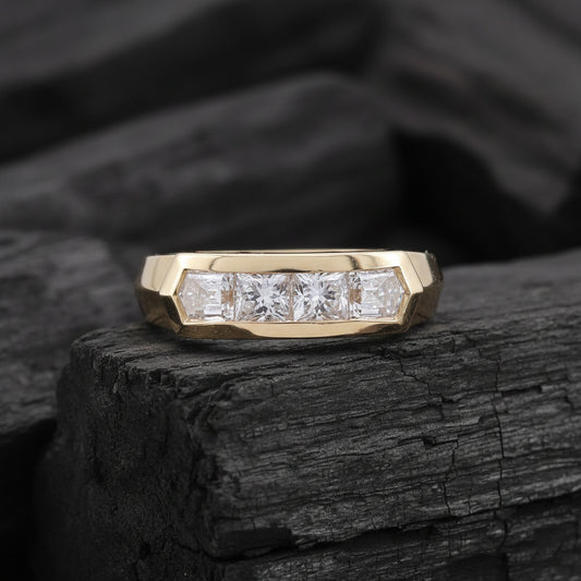 Renlor Crest Mens Diamond Ring