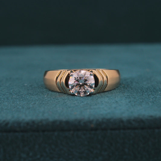 Ryven Solitaire Mens Engagement Ring