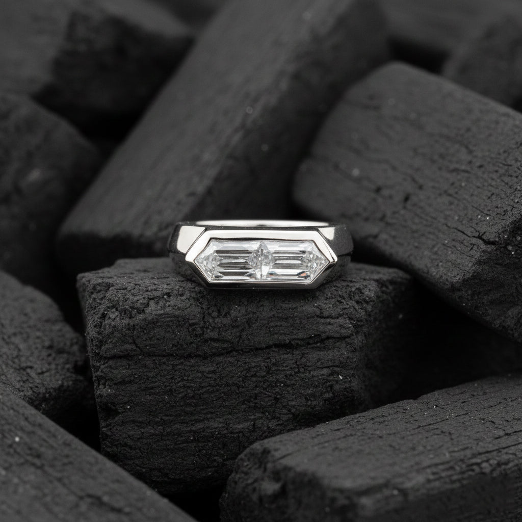 Elion Bond Mens Diamond Engagement Ring