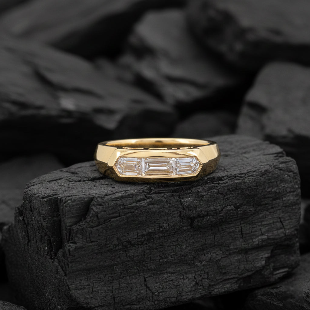 Renvor Trio Mens Diamond Ring