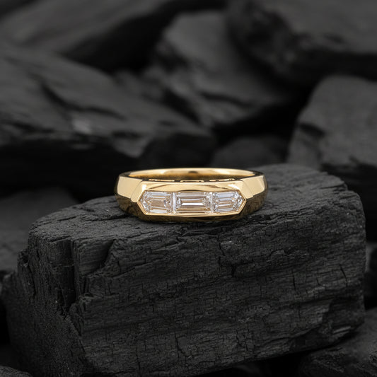 Renvor Trio Mens Diamond Ring