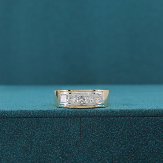 Veylor Arc Diamond Mens Ring