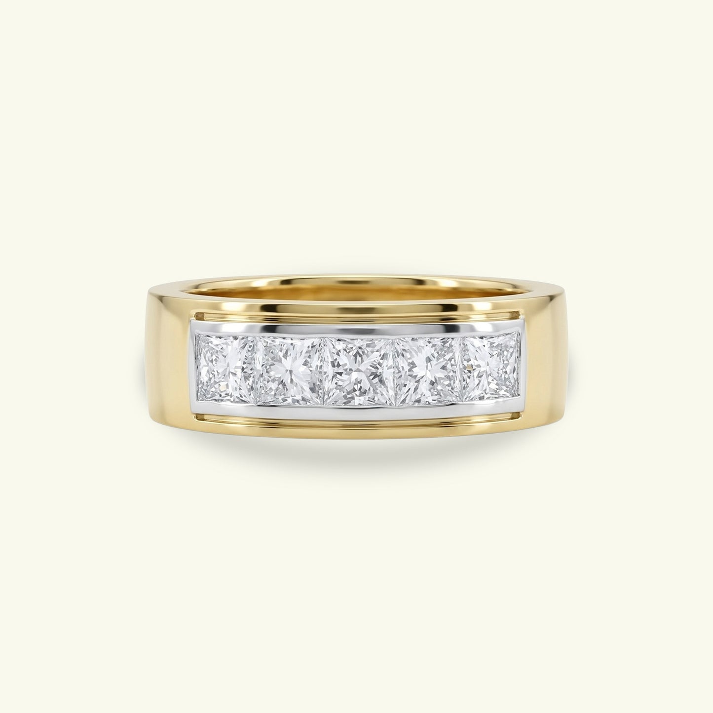 Veylor Arc Diamond Mens Ring