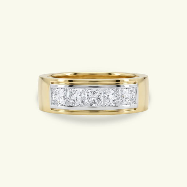 Veylor Arc Diamond Mens Ring