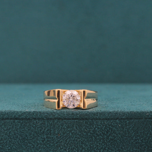 Caelum Solitaire Diamond Gents Ring