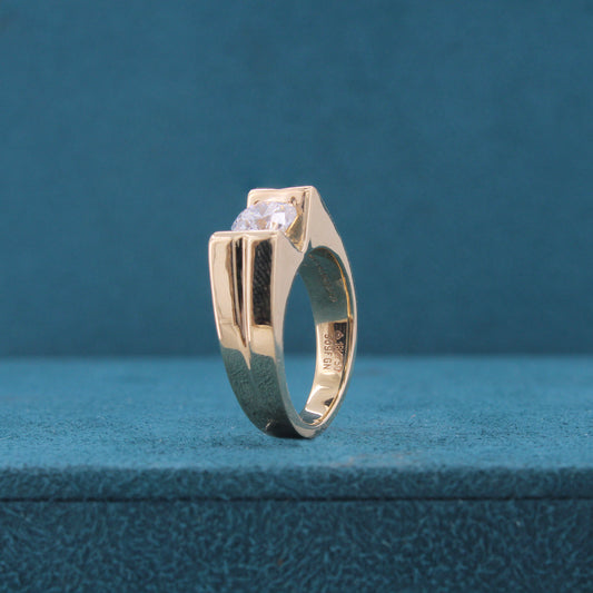 Caelum Solitaire Diamond Gents Ring