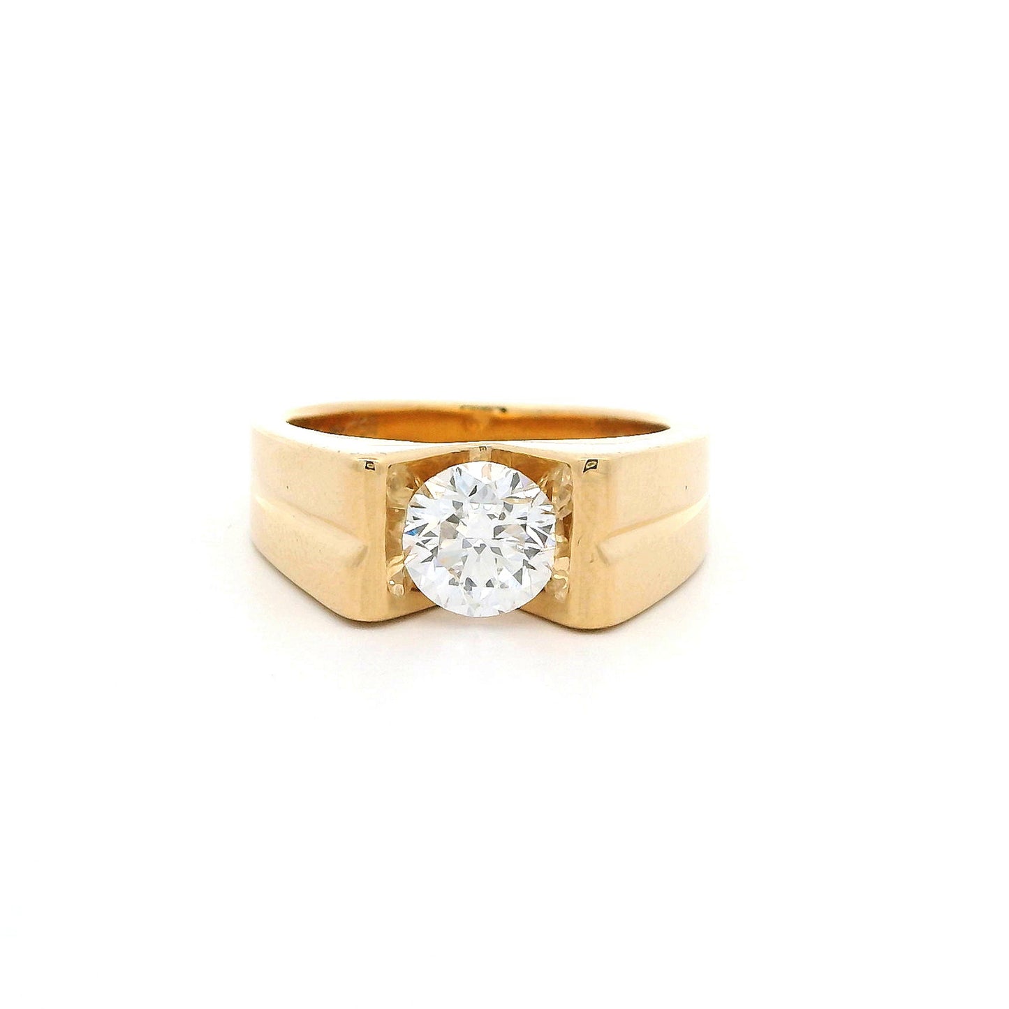 Caelum Solitaire Diamond Gents Ring