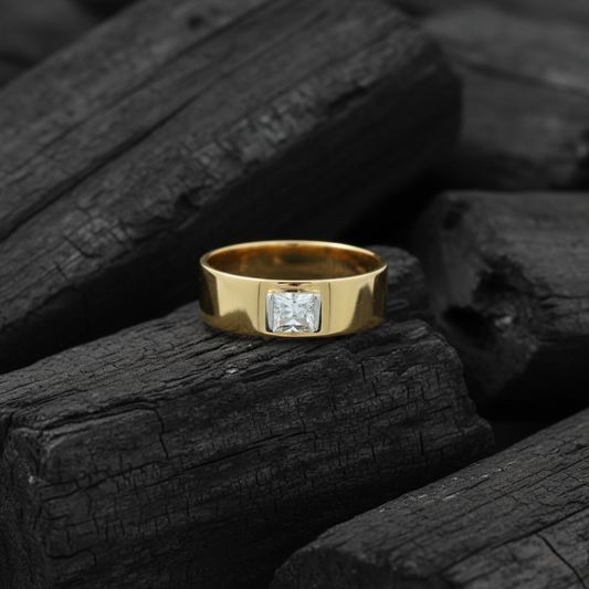 Velorin Edge Diamond Mens Ring