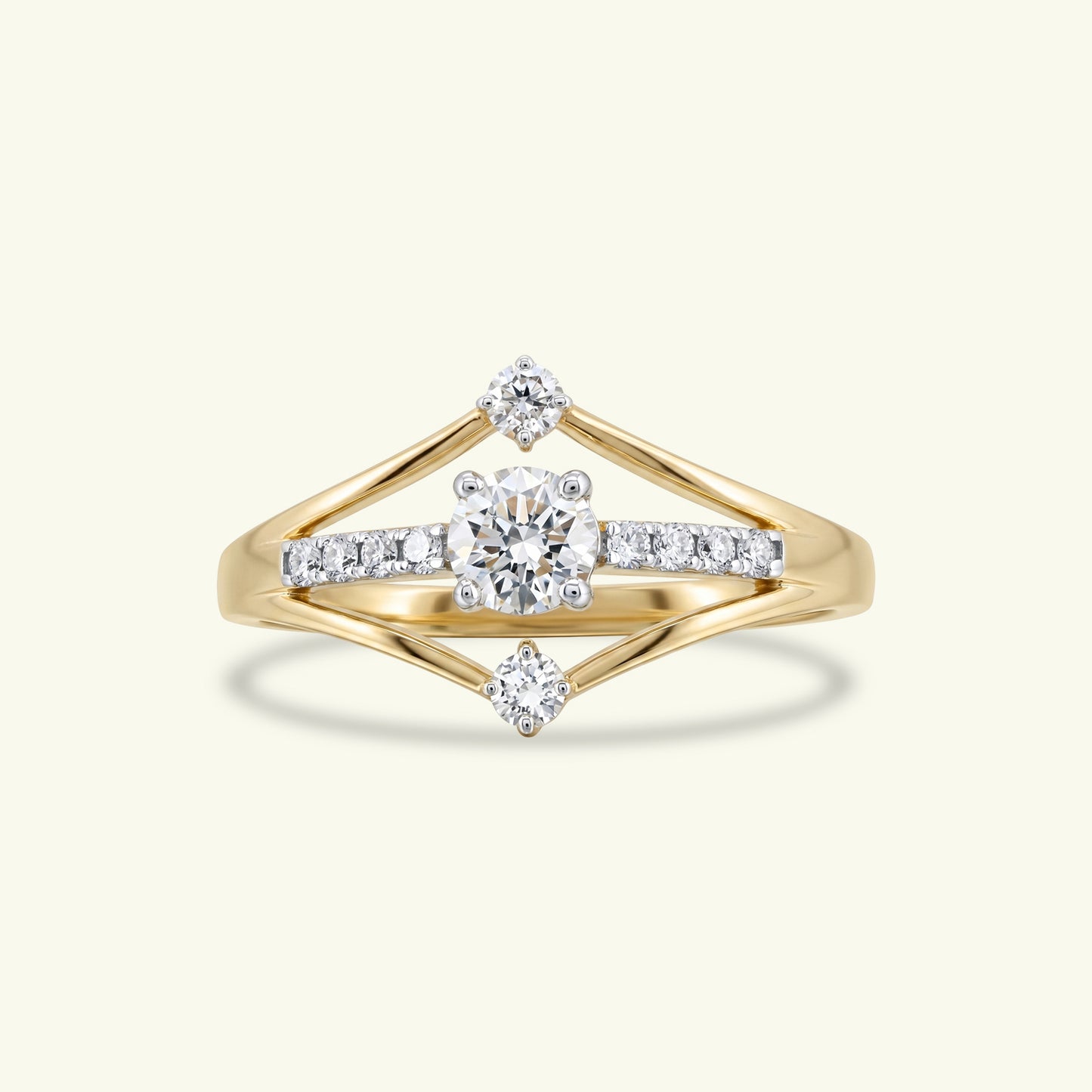Arvion Crest Diamond Ring