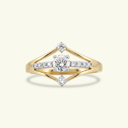 Arvion Crest Diamond Ring