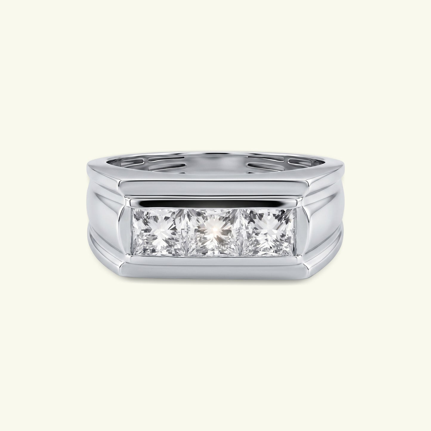Lorthan Crest Diamond Mens Ring