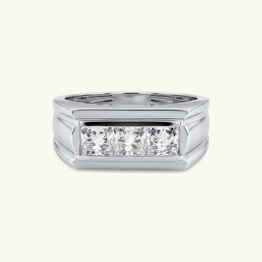 Lorthan Crest Diamond Mens Ring