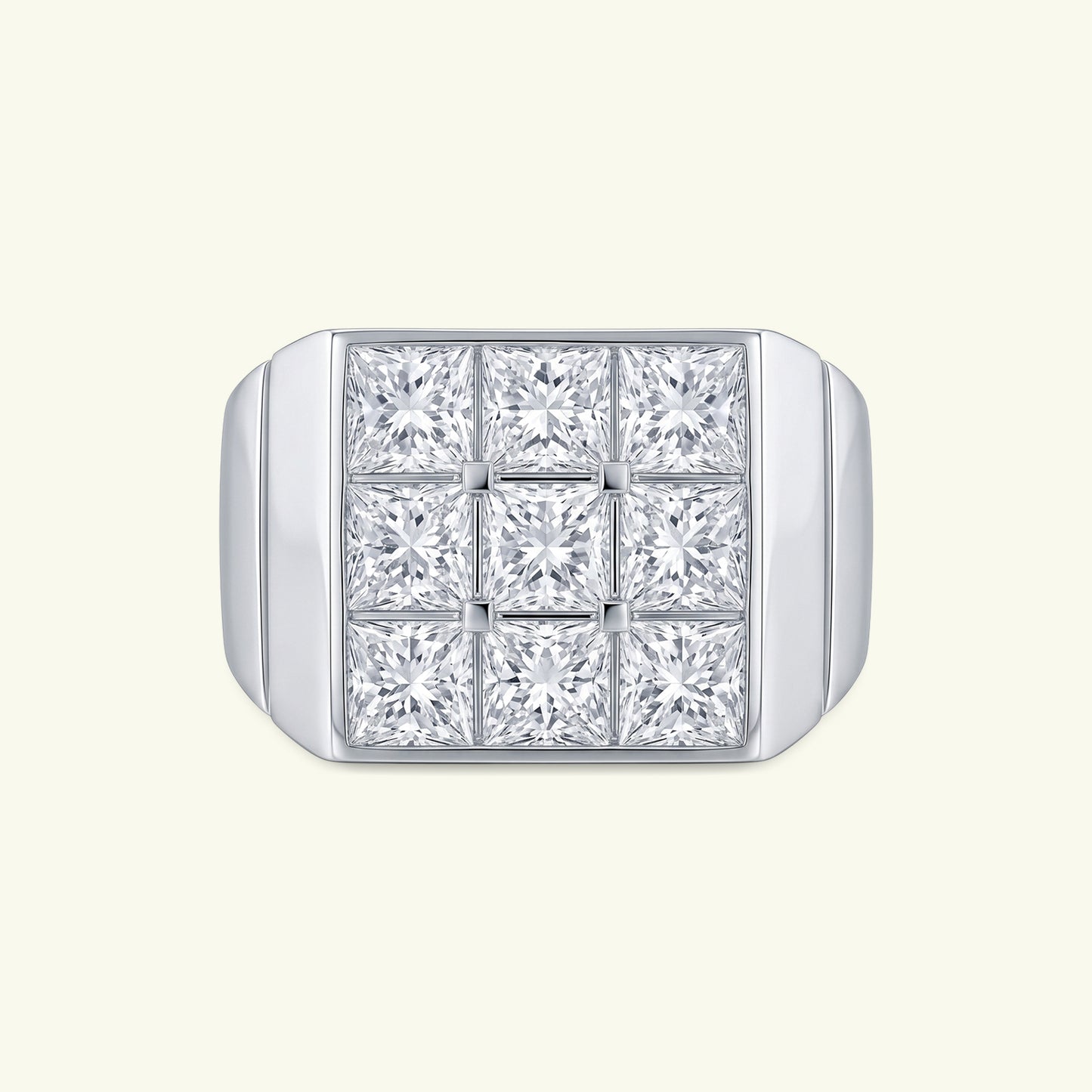 Therion Line Diamond Mens Ring