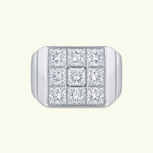 Therion Line Diamond Mens Ring
