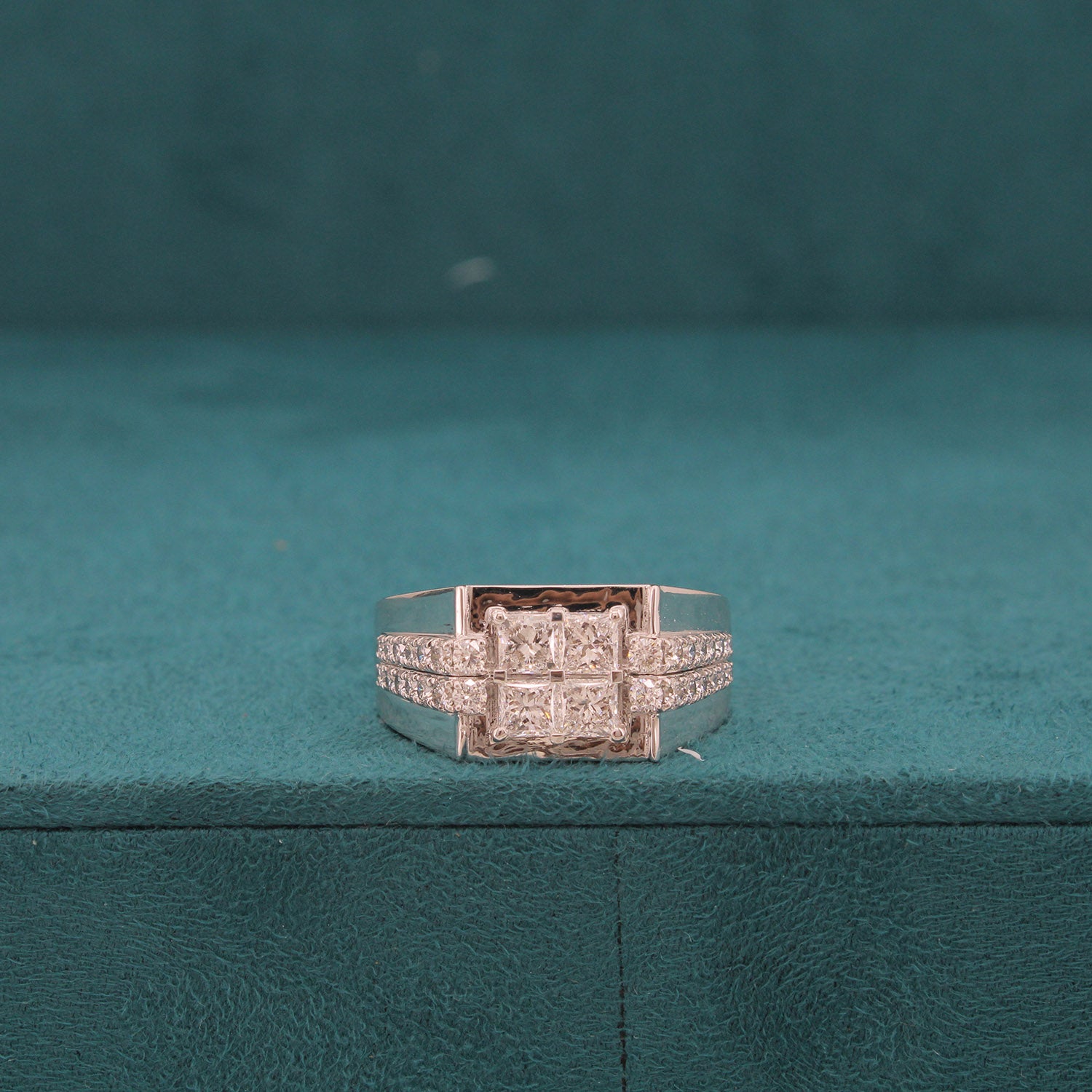 Orvian Peak Diamond Mens Ring