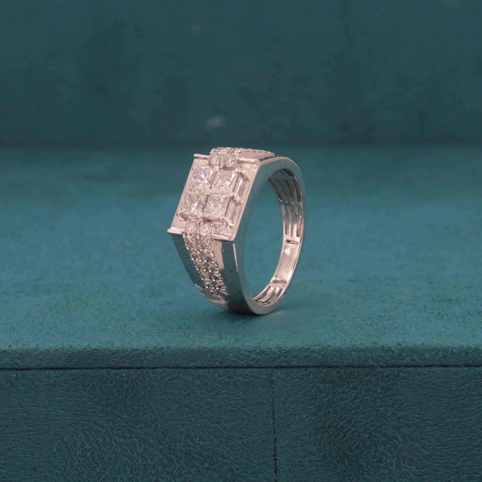 Orvian Peak Diamond Mens Ring