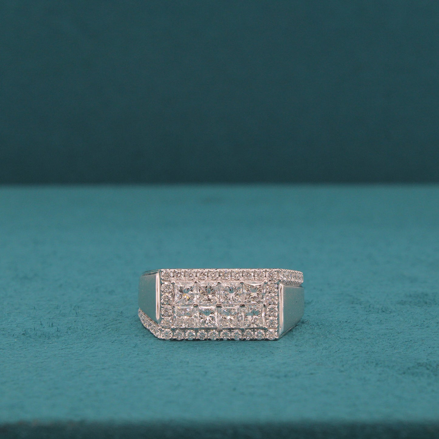 Merion Fold Diamond Mens Ring