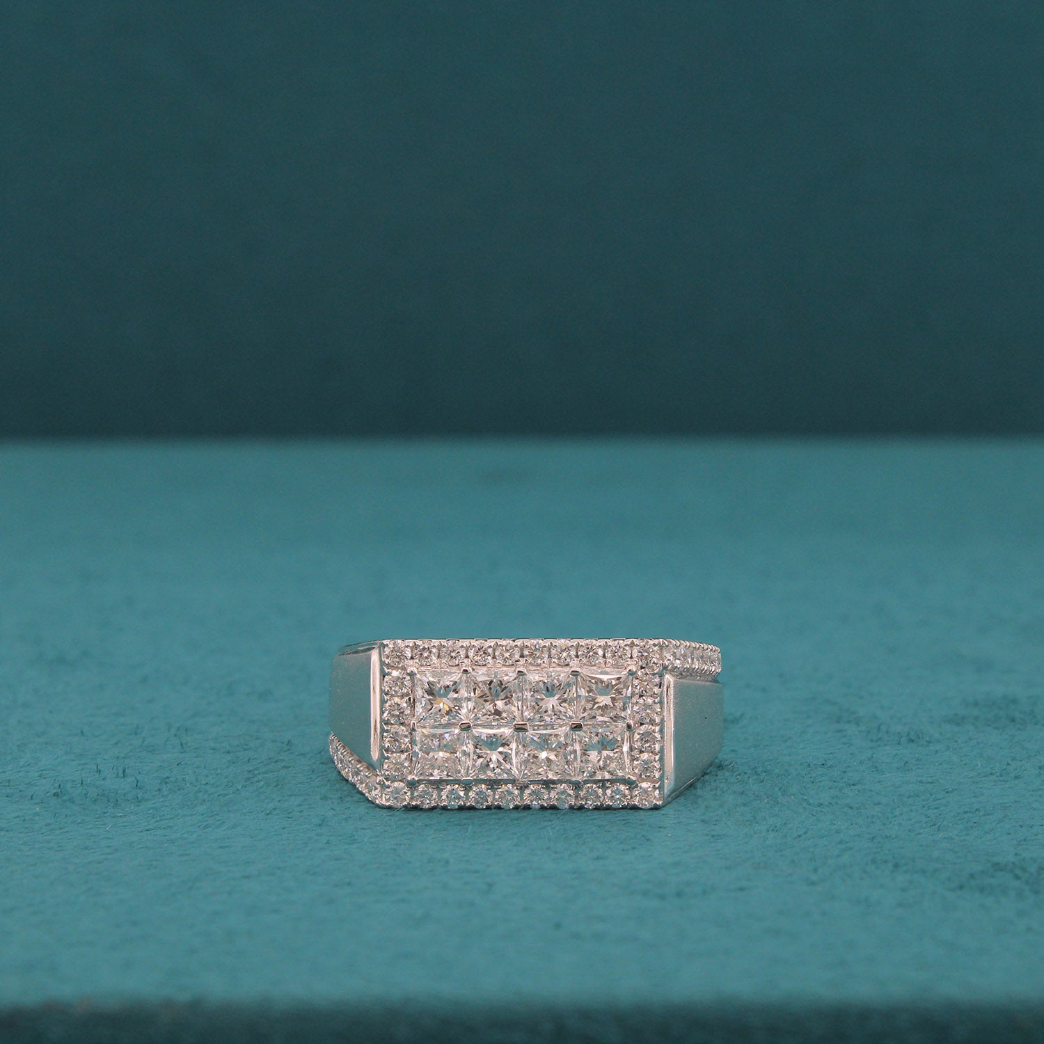 Merion Fold Diamond Mens Ring