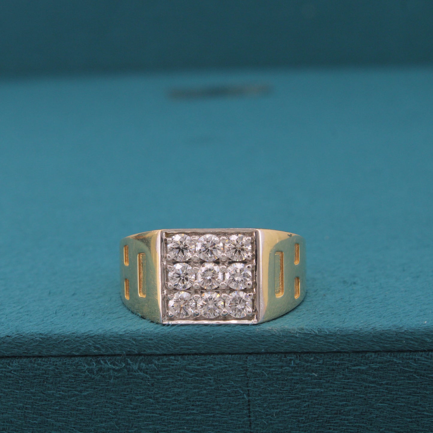 Tavrin Crest Diamond Mens Ring