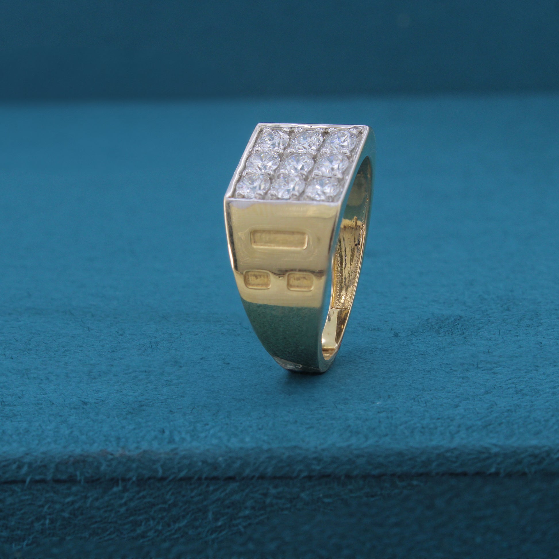 Tavrin Crest Diamond Mens Ring