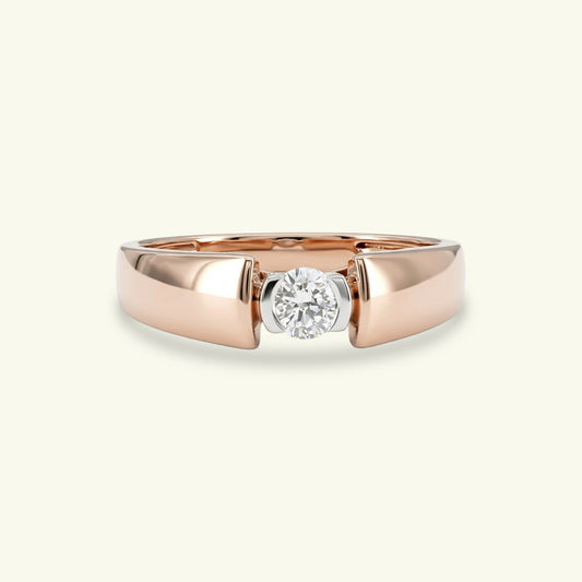 Kairo Edge Diamond Mens Ring