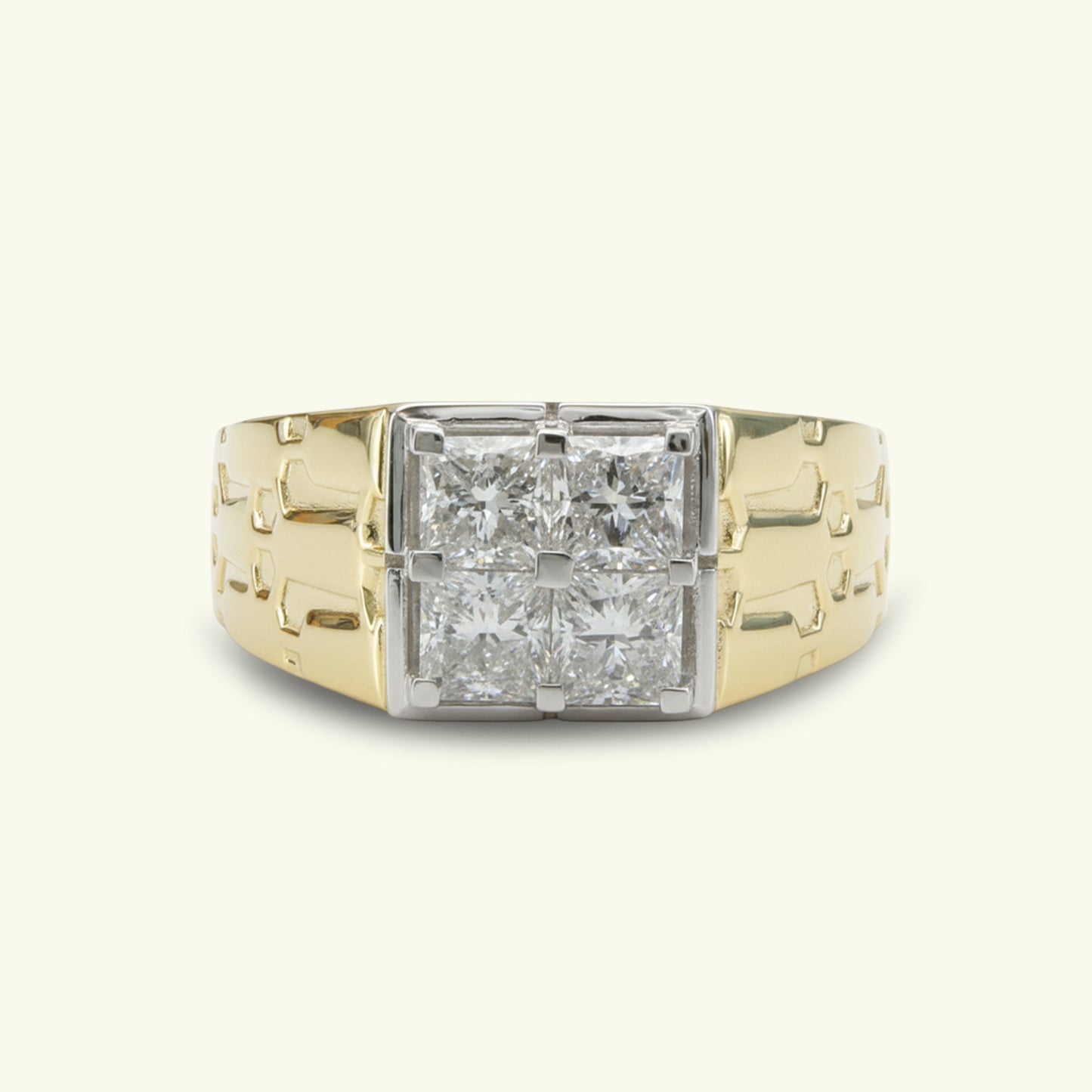 Kaelen Axis Diamond Mens Ring