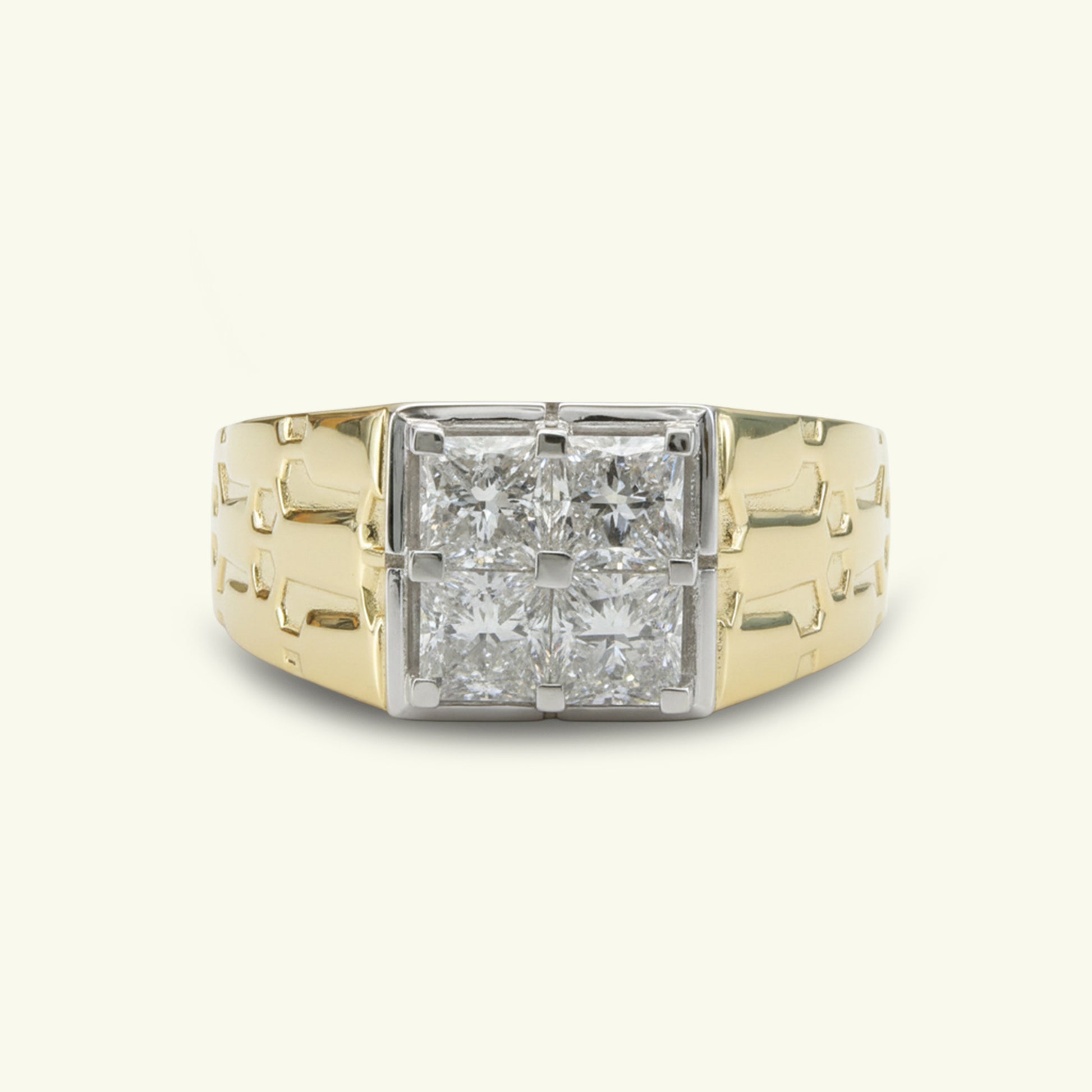 Kaelen Axis Diamond Mens Ring
