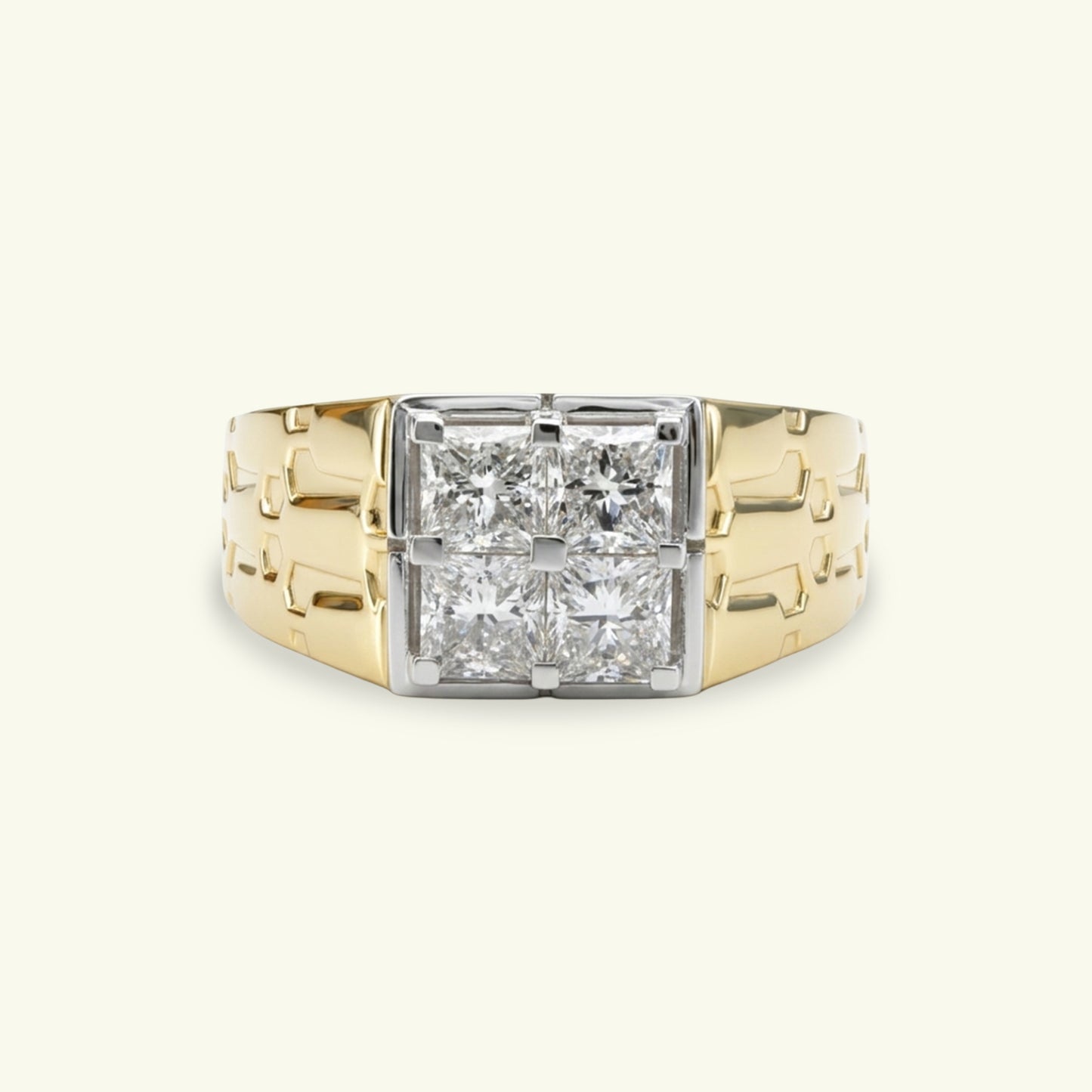 Kaelen Axis Diamond Mens Ring
