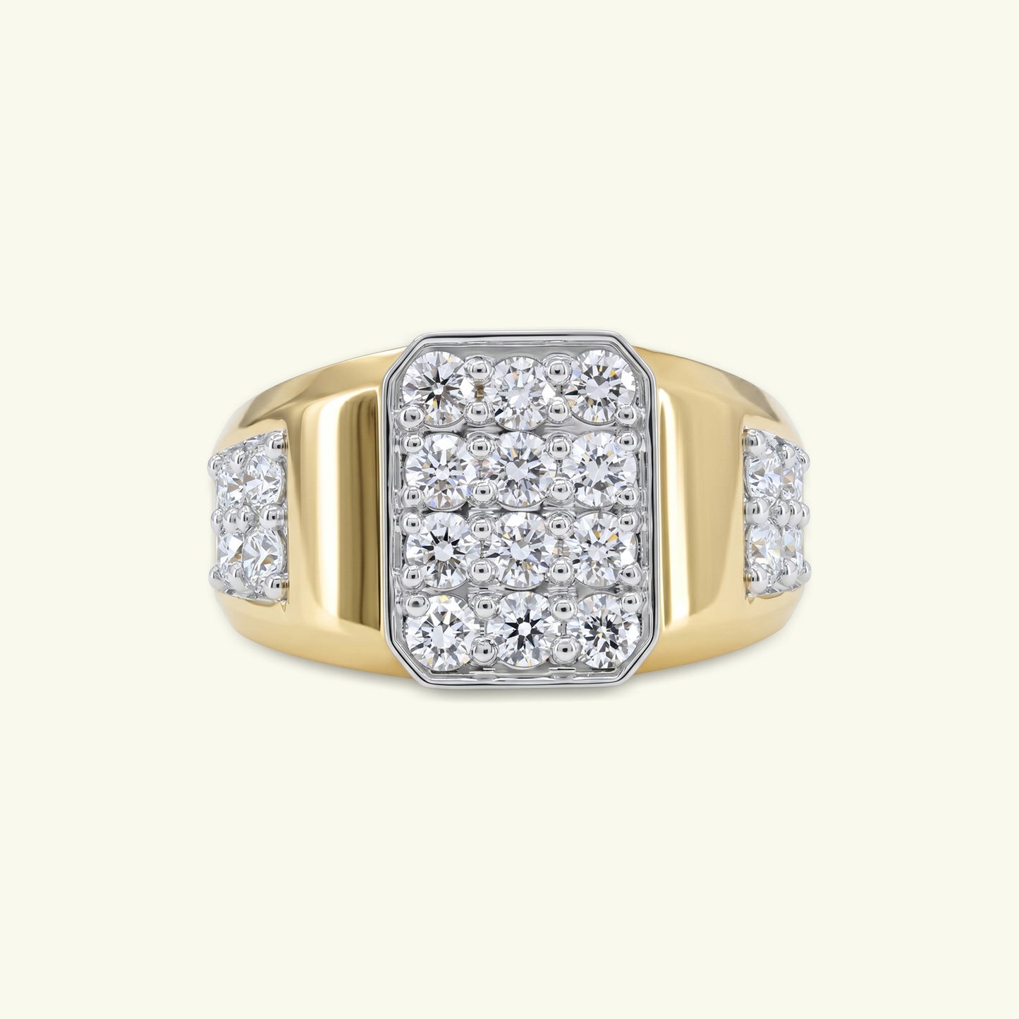 Noiron Eclipse Diamond Mens Ring